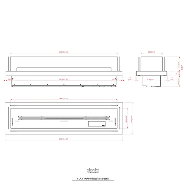 Perfil de instalación 1490 - FLA4/FLA4+