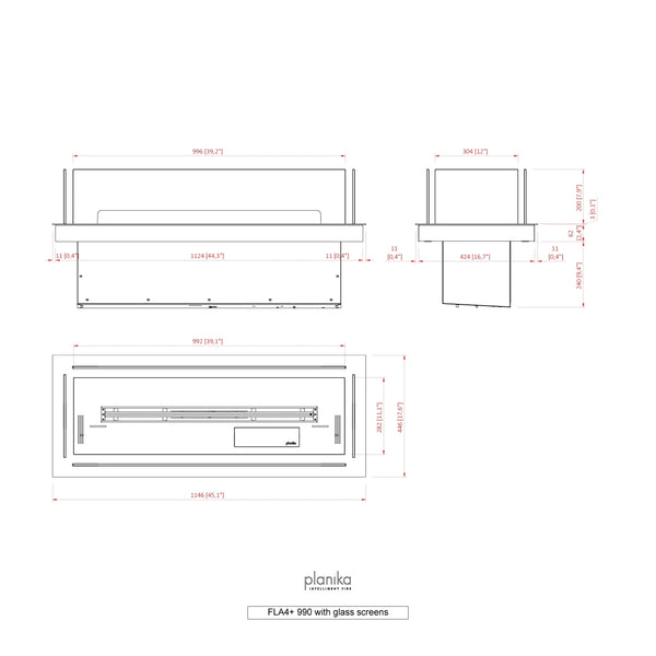 Perfil de instalación 990 - FLA4/FLA4+