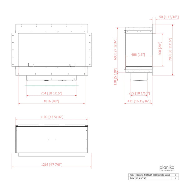 Forma 1000 Single-sided Front