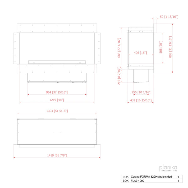 Forma 1200 Single-sided Front