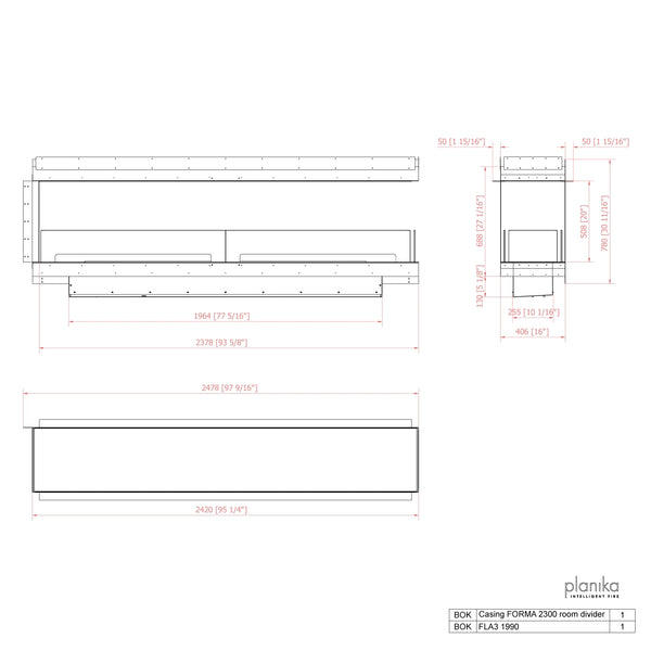 Forma Room Divider 2300
