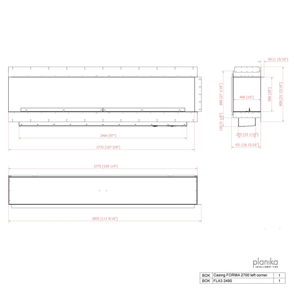 Forma 2700 Left Corner