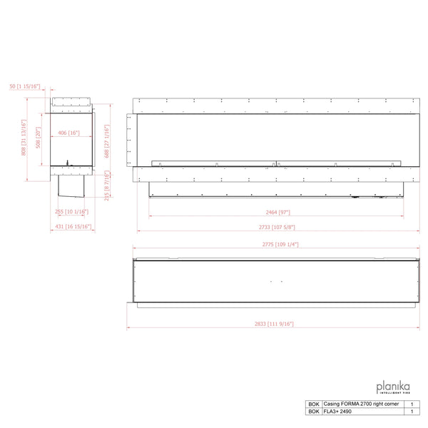 Forma 2700 Right Corner