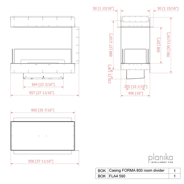 Forma Room Divider 800