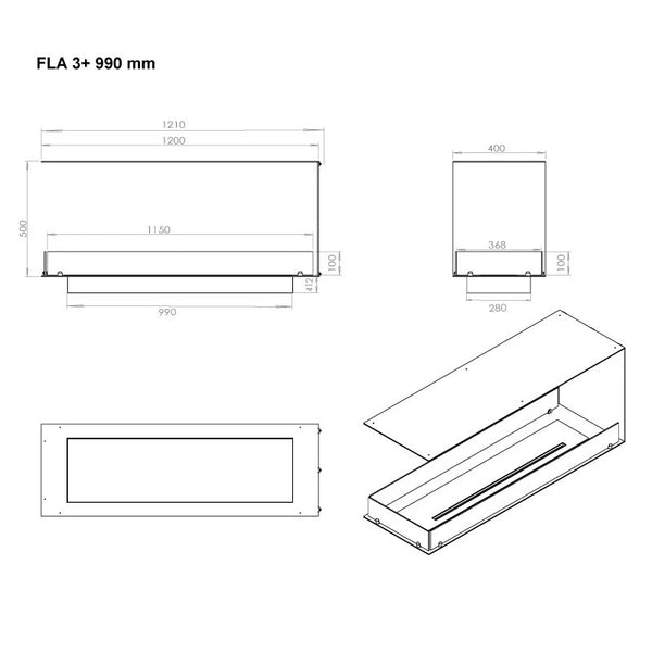 Foco Room Divider 1200