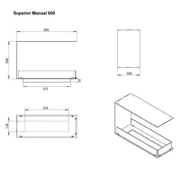 Foco Room Divider 800 Medium