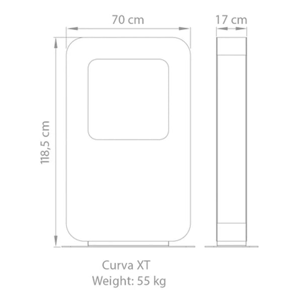 Safretti Curva XT - blanco