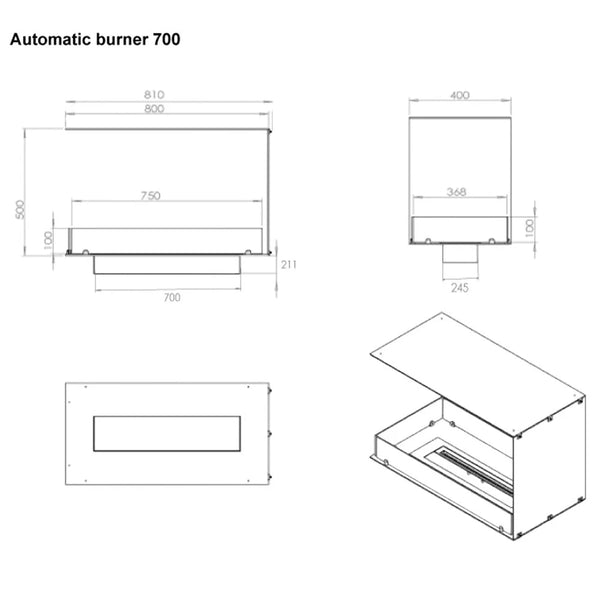 Foco Room Divider 800