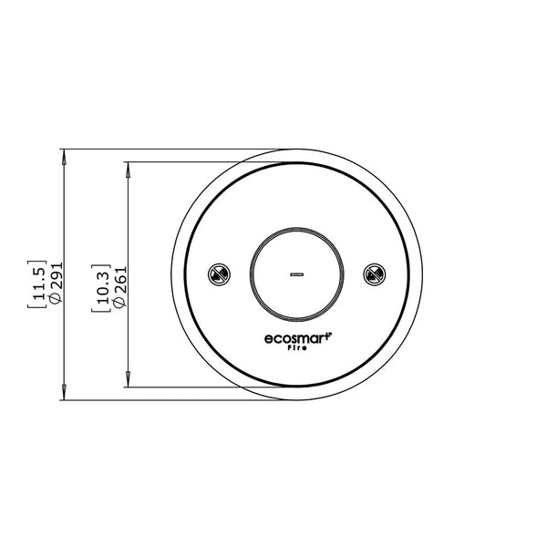 Quemador bioetanol AB3 - 29,1 cm