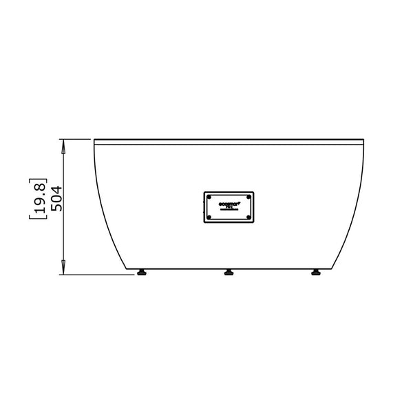 Pod 40 Outdoor Bioethanol Fireplace