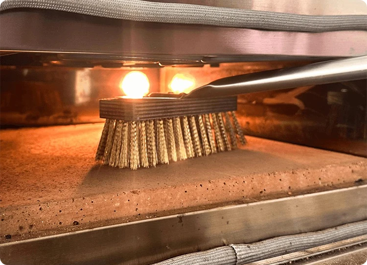 limpieza de piedra para hornos Effeuno