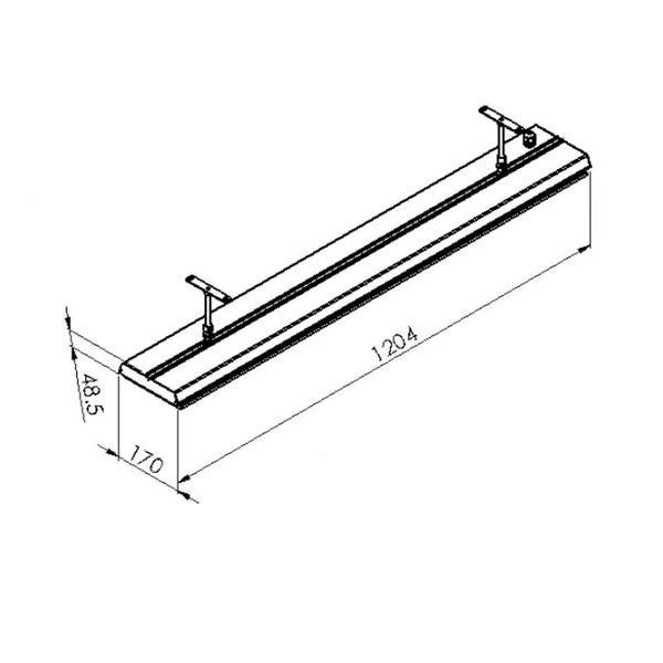 Calefactor eléctrico exterior Heatstrip Elegance 2400W