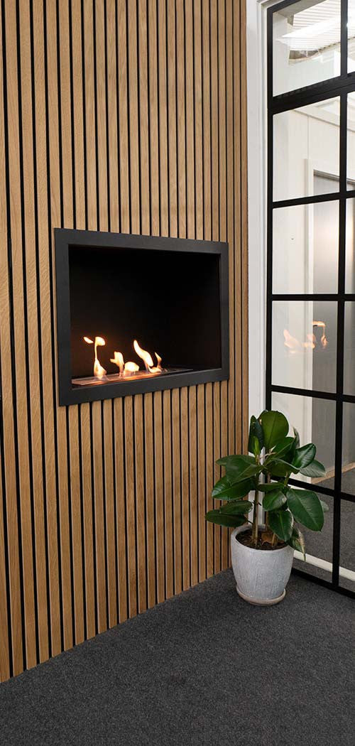 Chimenea de bioetanol empotrada Foco One