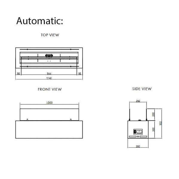 Galio Corten - Chimenea gas exterior manual
