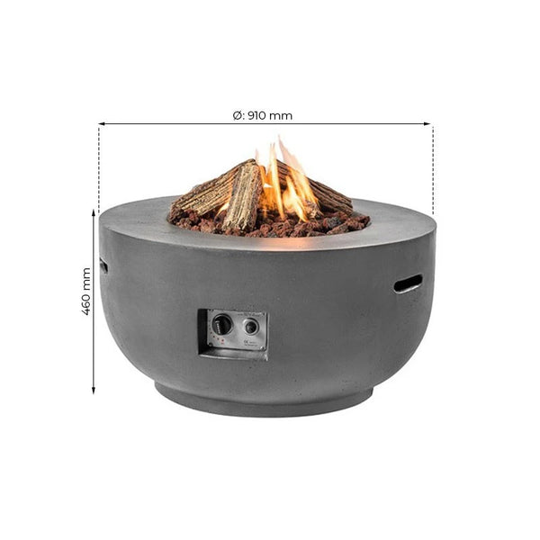 Mesa Cocoon cazoleta color Antracita