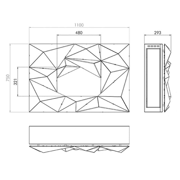 Crystal – Óxido Corten