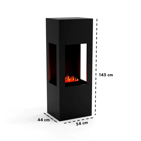 Chimenea híbrida Böll – Negro