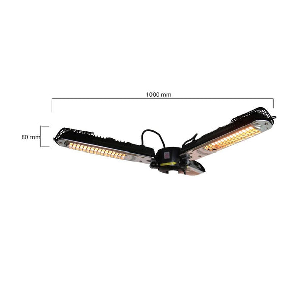 Radiador eléctrico exterior - Parasol 650/1300/2000 W