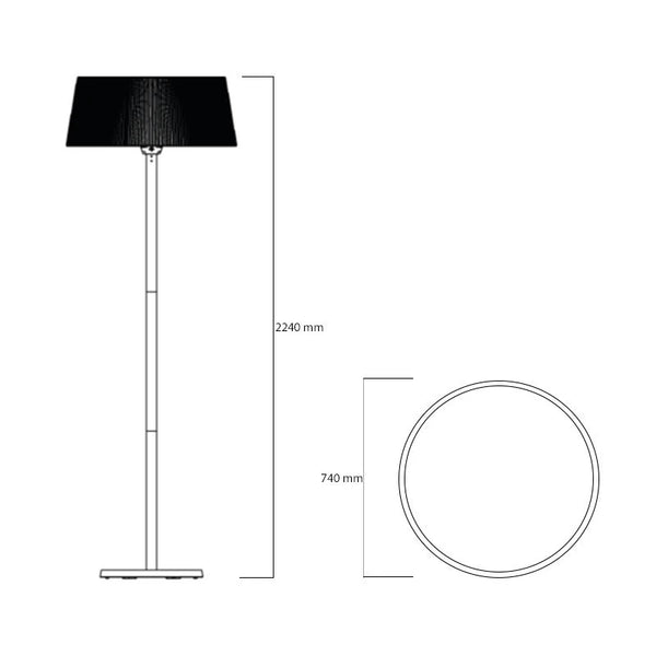 Artix blanco 2100 watt Calefactores de patio eléctricos
