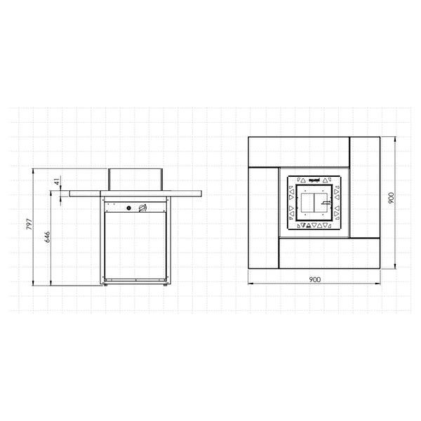 Tablero de mesa para Square