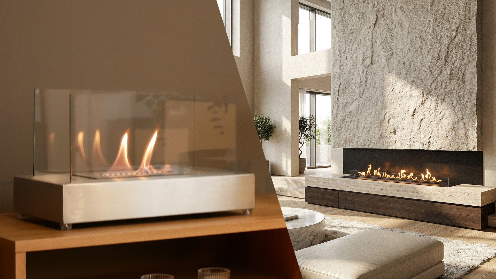 Room Size and the Size of a Bioethanol Fireplace