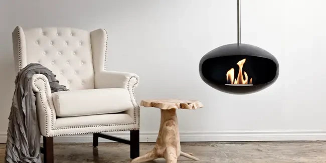 Cocoon Aeris Hanging Fireplace