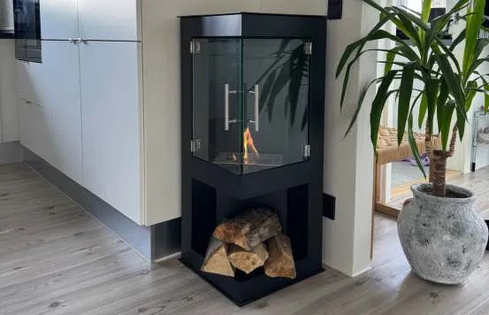 Corner Bioethanol Fireplace