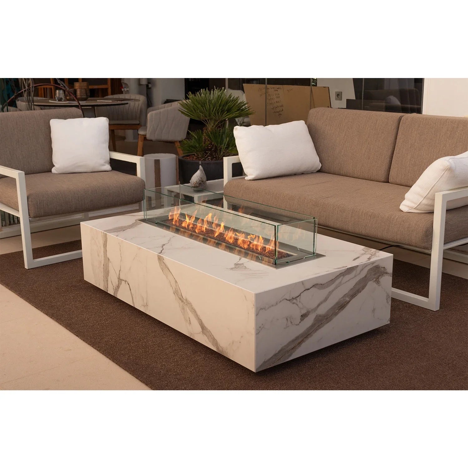 Coffee Table Bioethanol Fireplace