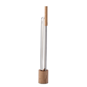 Fire Tool Set - 3 pcs. - Three-piece all-in-one set consisting of fire  blow poker and wooden base