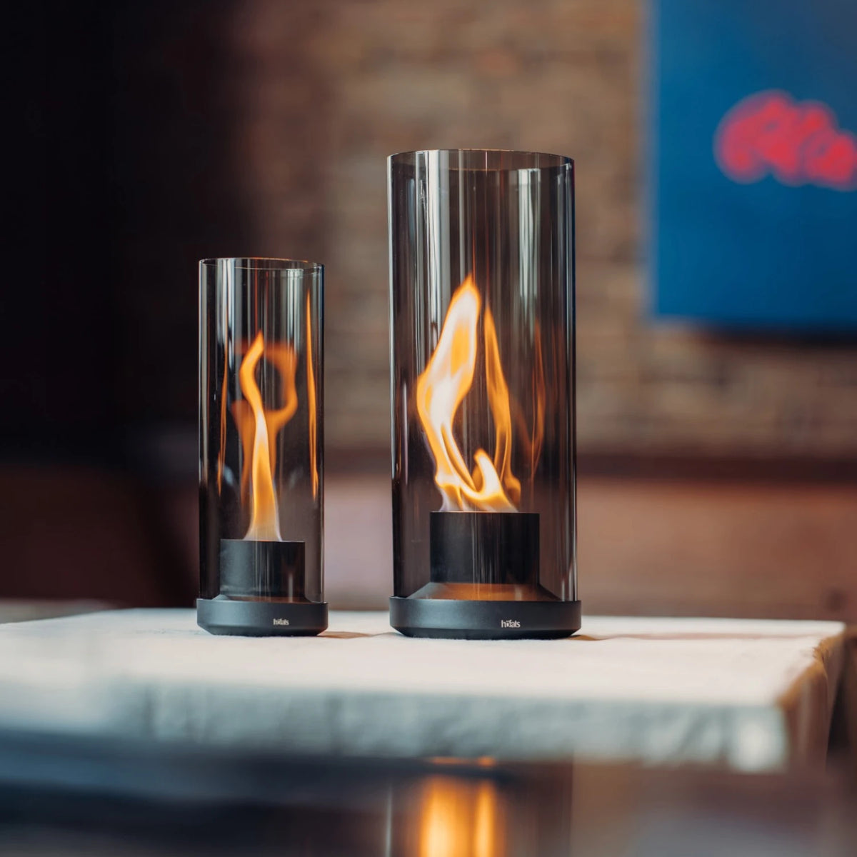 Chimenea de mesa Dance 900 - Negro total