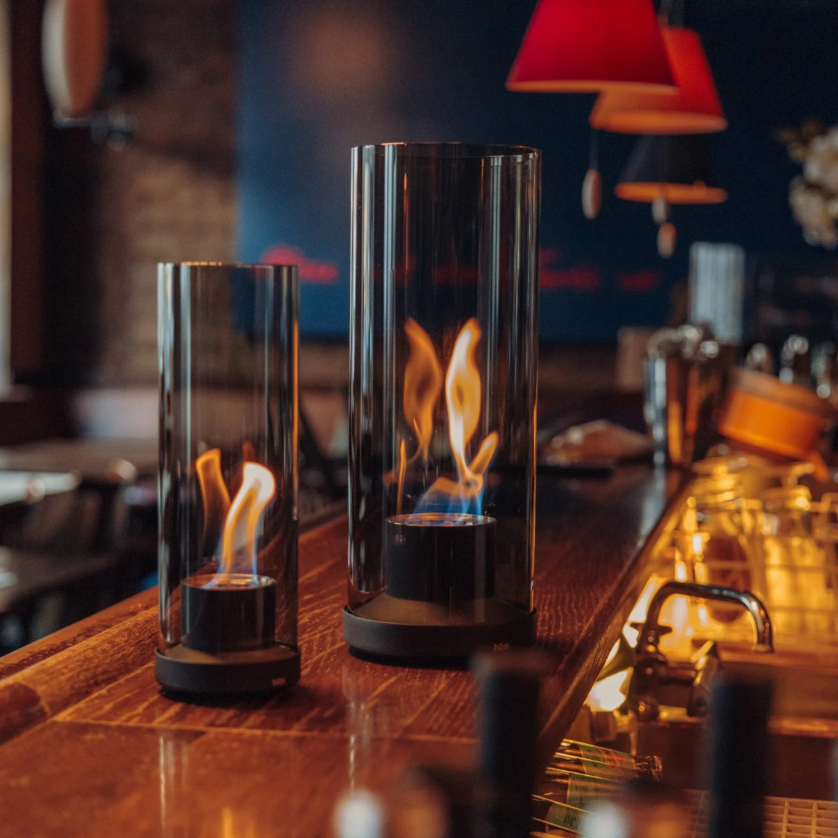 Chimenea de mesa Dance 900 - Negro total