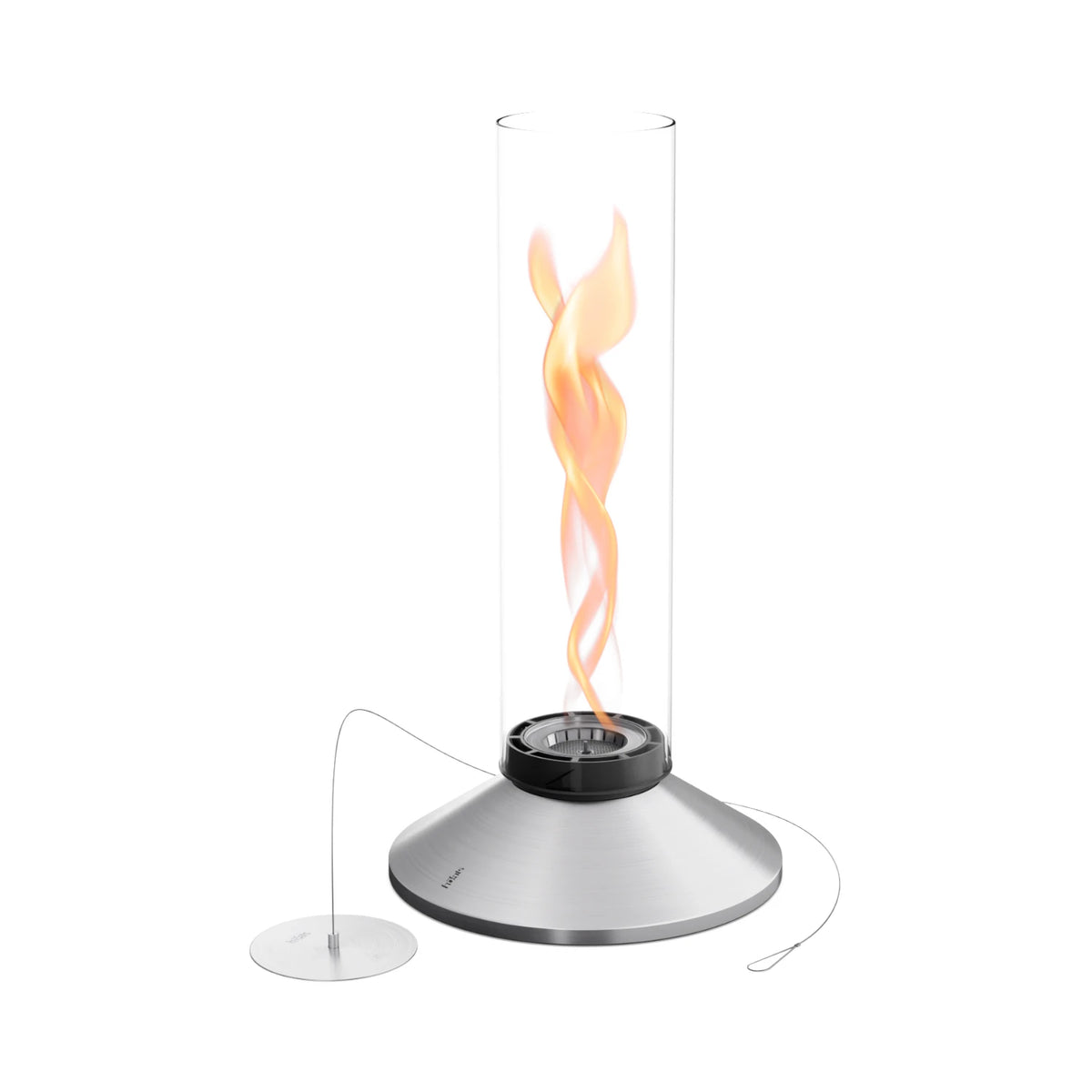 Chimenea de sobremesa SPIN X 1200 - Plata