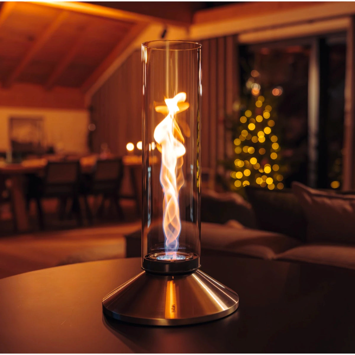 Chimenea de sobremesa SPIN X 1200 - Plata