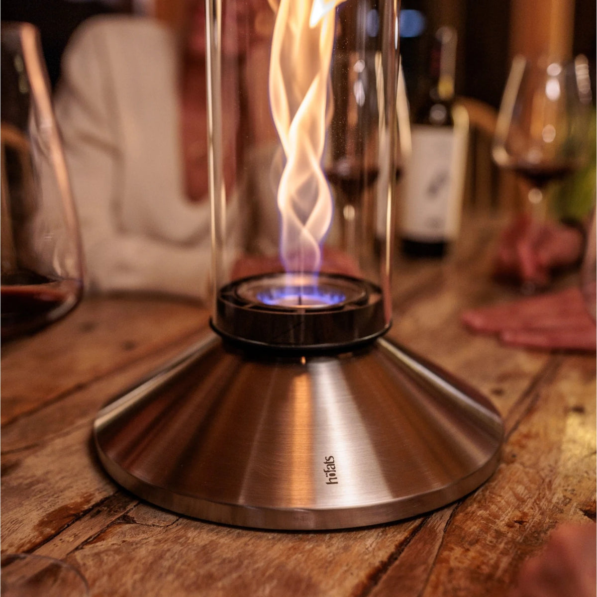 Chimenea de sobremesa SPIN X 1200 - Plata