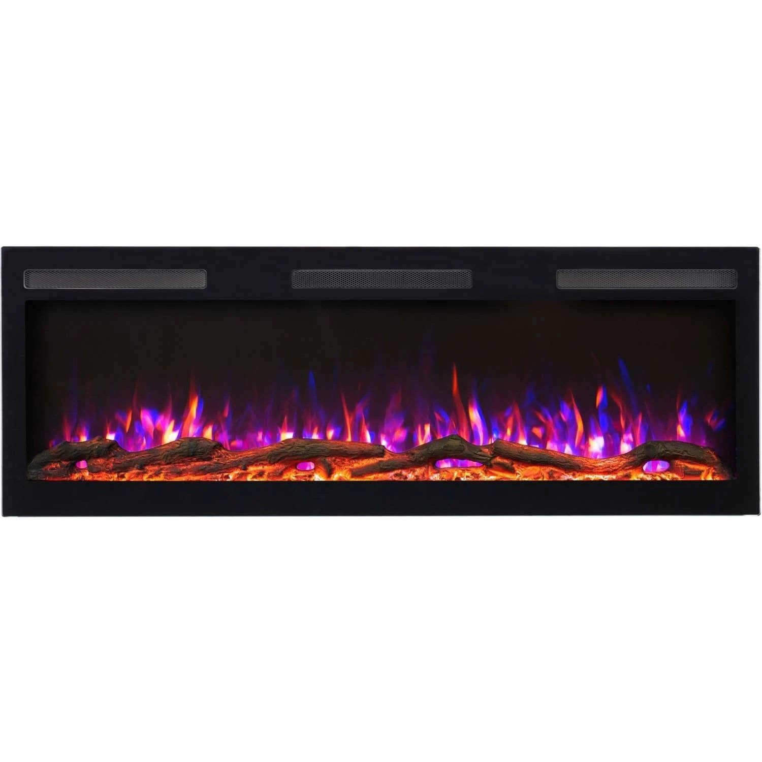 Aflamo Majestic PRO electric fireplace 127 cm wall-mounted with LED flame and logs
