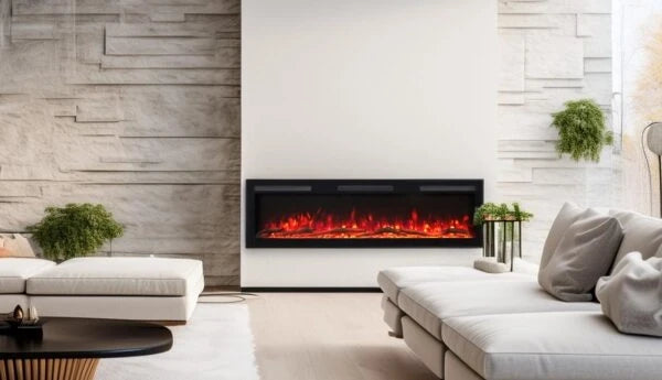 Chimenea eléctrica de pared Majestic PRO 72" (183 cm)