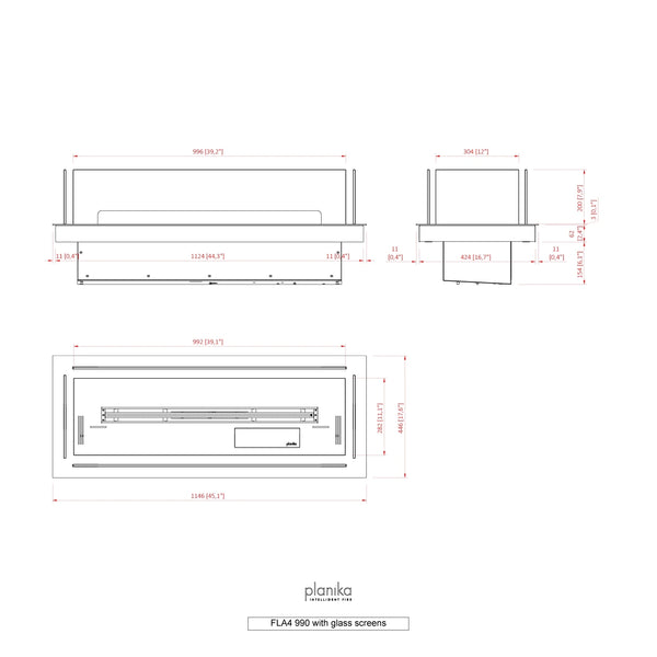 Perfil de instalación 990 - FLA4/FLA4+