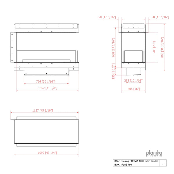 Forma Room Divider 1000