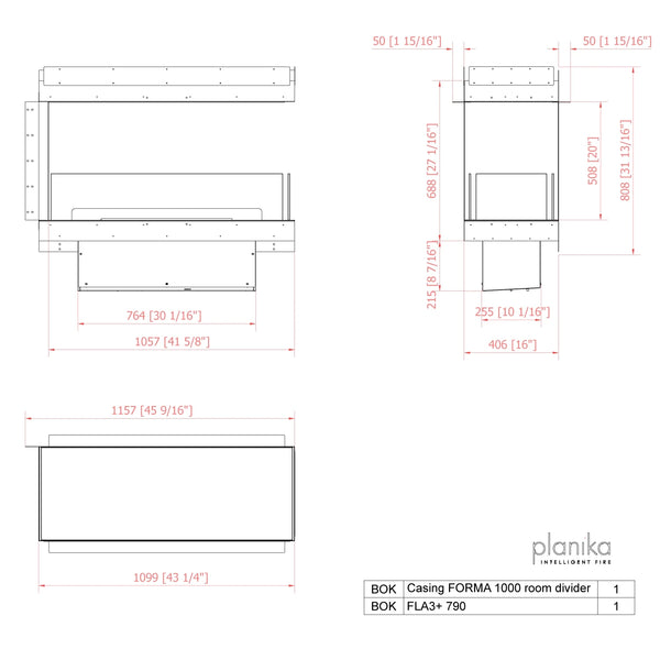 Forma Room Divider 1000