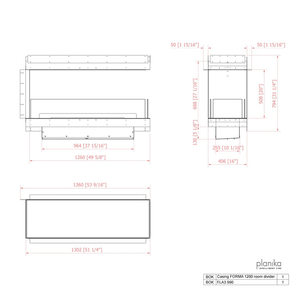 Forma Room Divider 1200