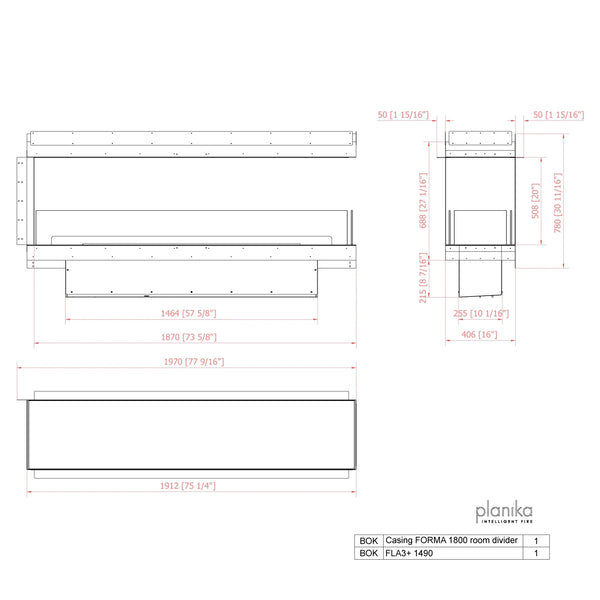 Forma Room Divider 1800