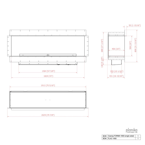 Forma 1800 Single-sided Front