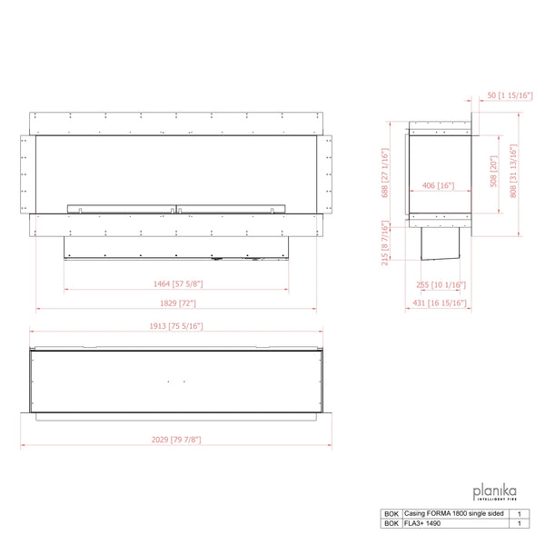 Forma 1800 Single-sided Front