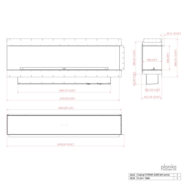 Forma 2300 Left Corner