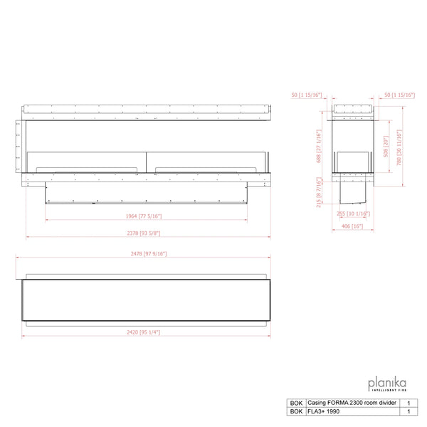 Forma Room Divider 2300