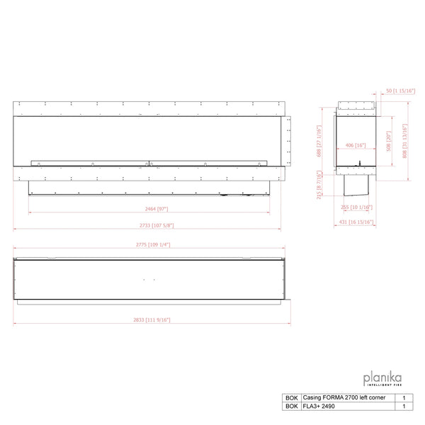 Forma Three-sided 2700