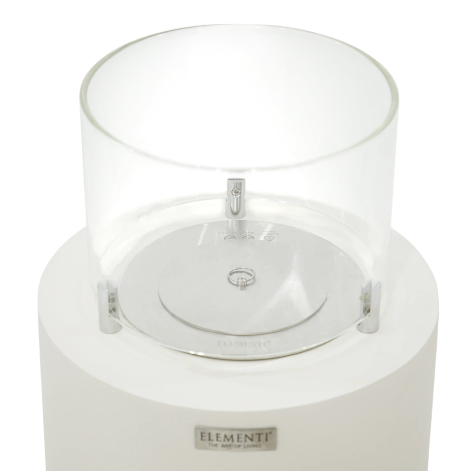 BOSTON Chimenea de Bioetanol – Blanco Crema