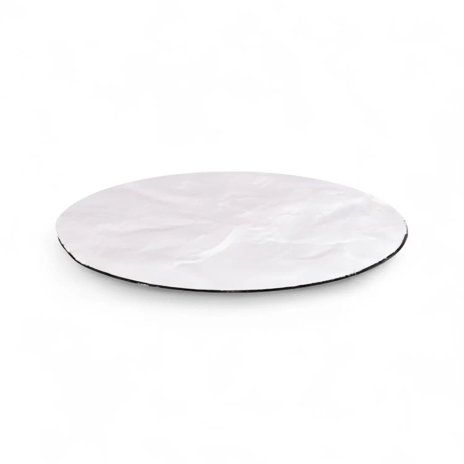 Medium Volcano tabletop fire pit in stainless steel with clean flame