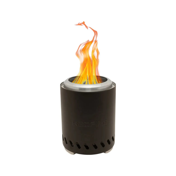 Volcano Pellet Brasero de Mesa Mediano – Acero Inoxidable Negro Mate