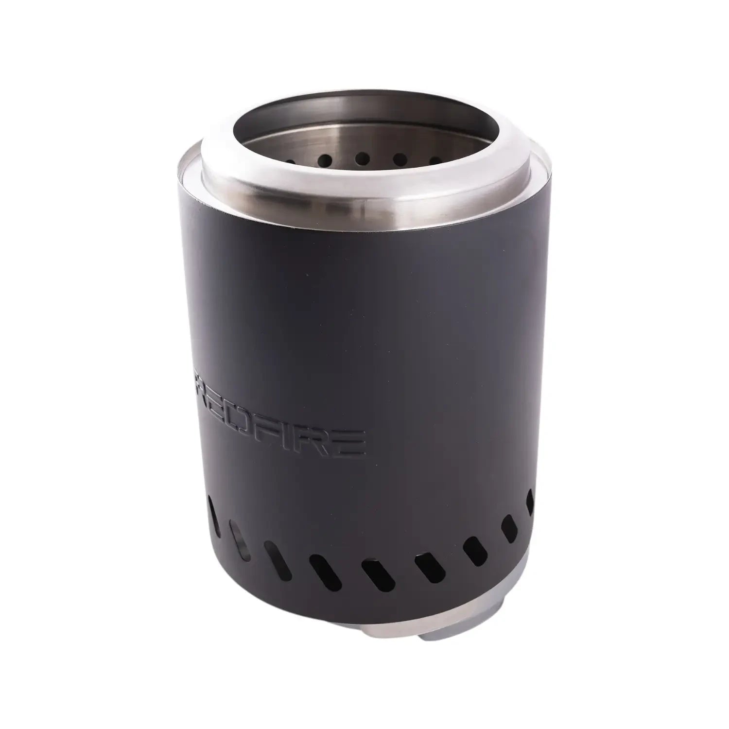 Volcano Pellet Brasero de Mesa Mediano – Acero Inoxidable Negro Mate